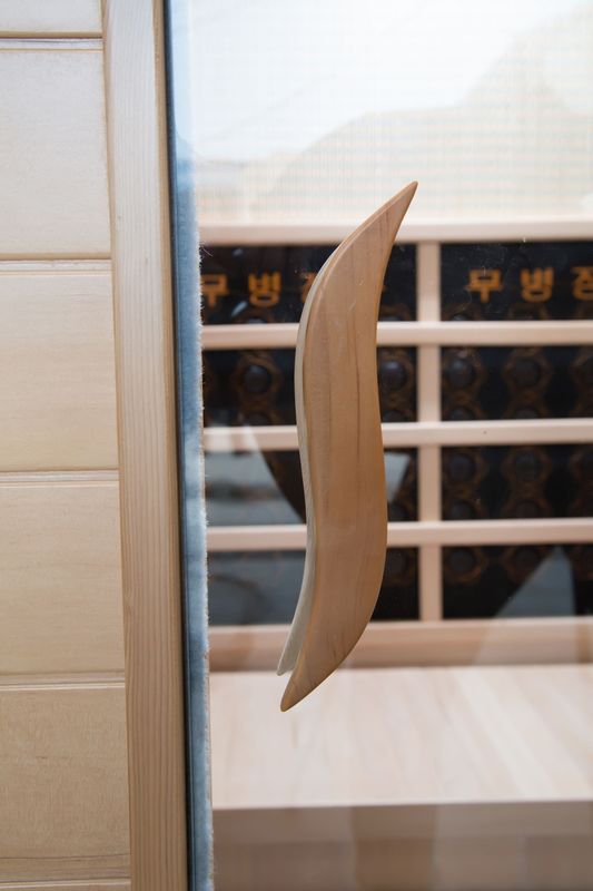 고품질 컴퓨터 제어 패널 해독 발한 사우나 룸 솔리드 우드 적외선 사우나 룸 욕조 박스 가정용